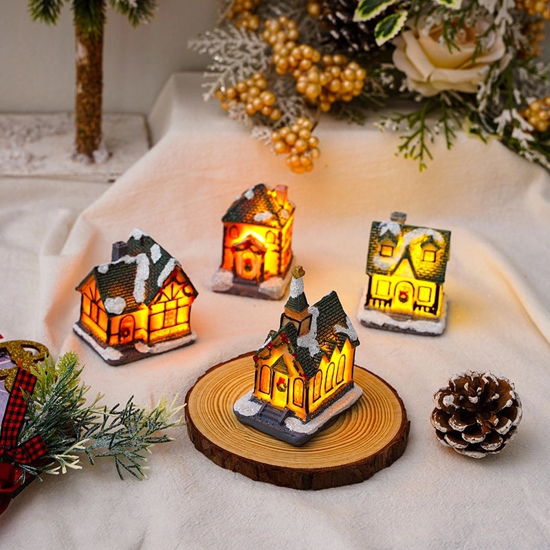 Modern Christmas Resin Ornament for Home Decor | Holiday Decorations