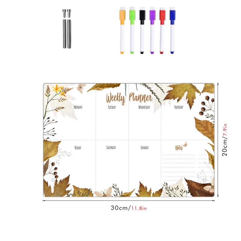 Tropical Style Cute Acrylic Handwriting Learning Board for Kids | Educational Toys