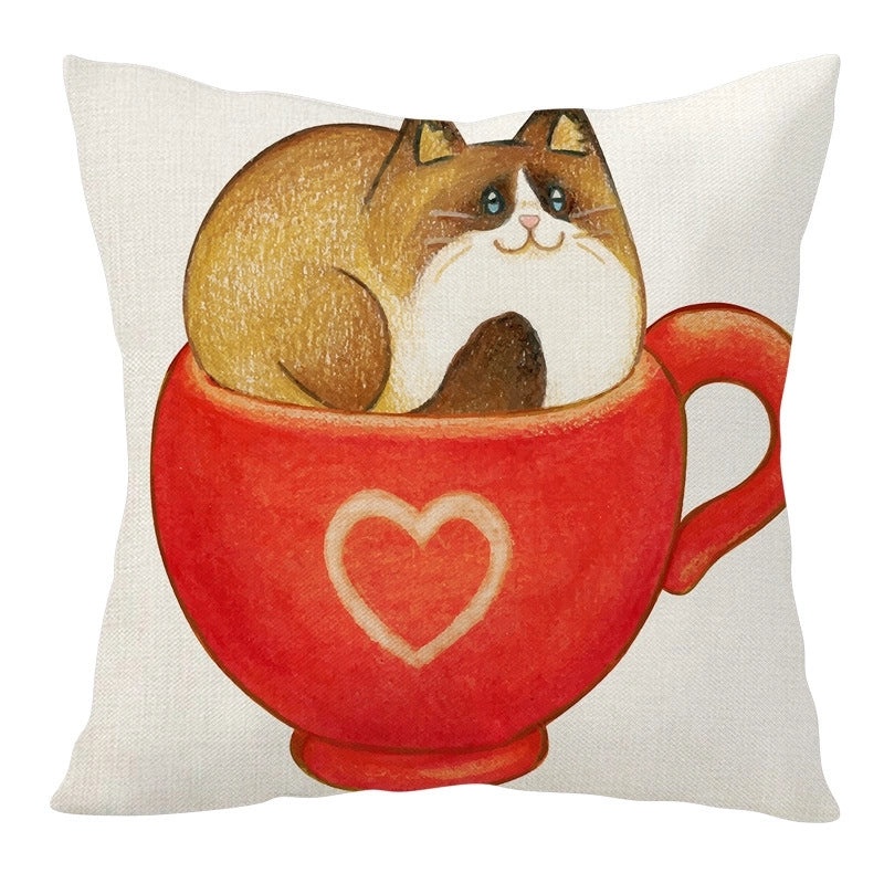 Heart Shaped Linen Pillow Covers for Home Decor|Home Textiles & Linens