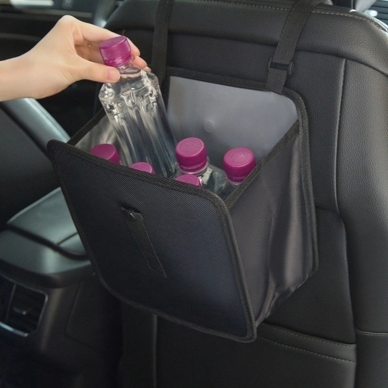 Car Trash Can with Hanging Bag for Chair Back | Car Accessories
