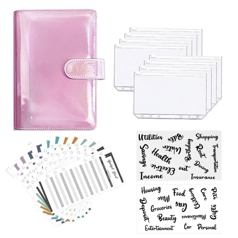 Solid Color PU Leather Spiral Notebook Set for Study Retro Classic Design|Stationery & Notebooks