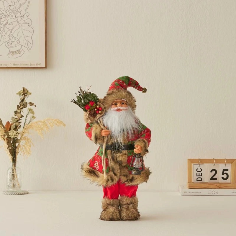 Festive Santa Claus PVC Christmas Party Decorations|Holiday Party Supplies
