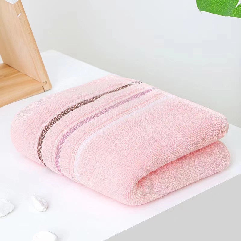 Pure Cotton Thick Absorbent Large Face Towel for Adults | Home & Bath Towels