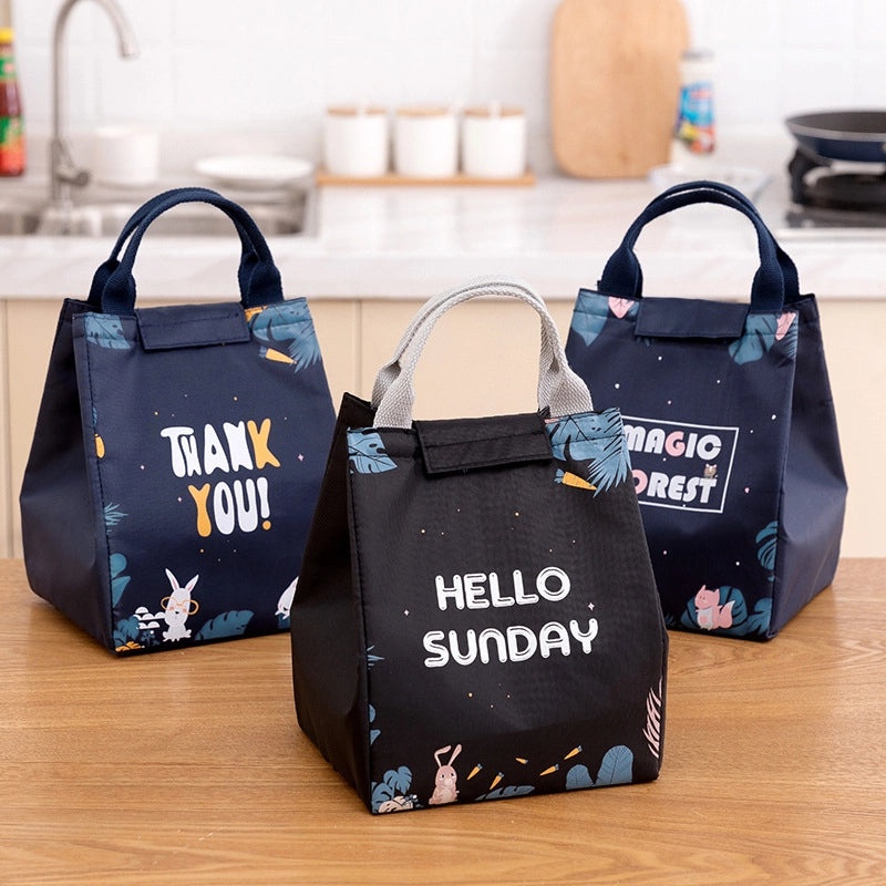 Adorable Cartoon Oxford Lunch Tote Bag|Lunch Bags & Coolers