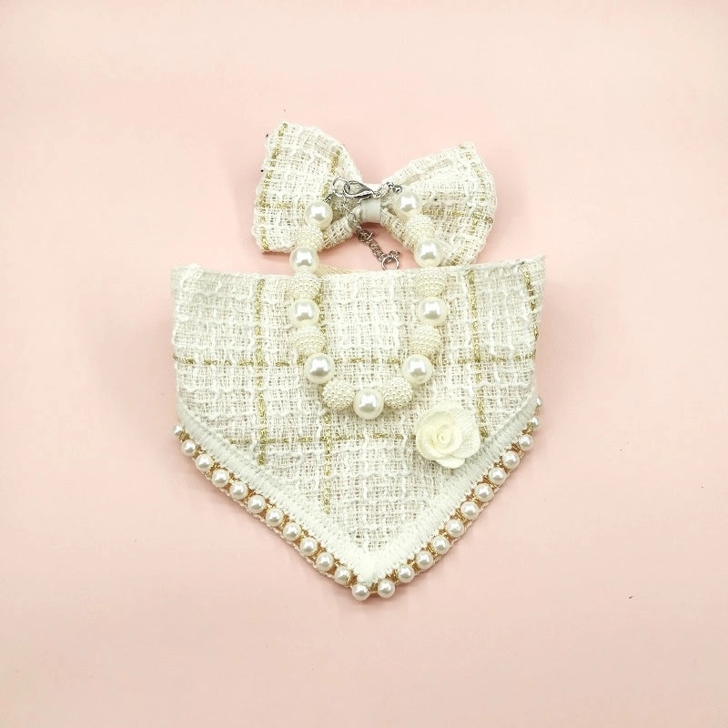 Adorable Polyester Bow Tie Pet Scarf for Dogs and Cats|Pet Accessories