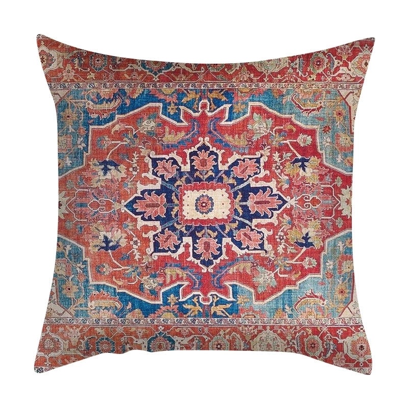 Bohemian Geometric Peach Skin Cushion Covers|Home Decor Pillows