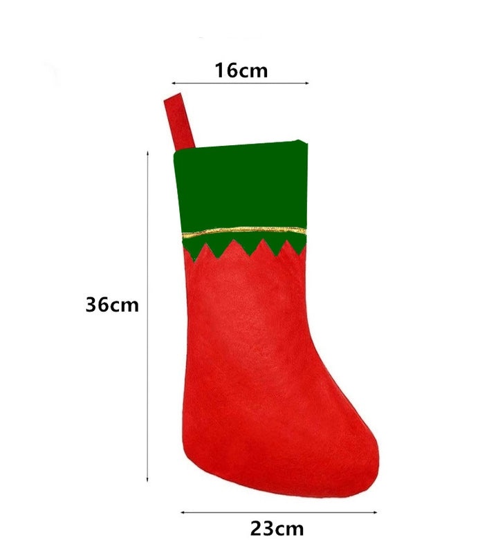 Minimalist Christmas Sock Nonwoven Decorative Prop for Daily Use|Home Decor & Seasonal Decorations