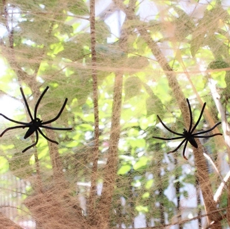 Minimalist Halloween Spider Web Cotton Yarn Accessory | Halloween Jewelry