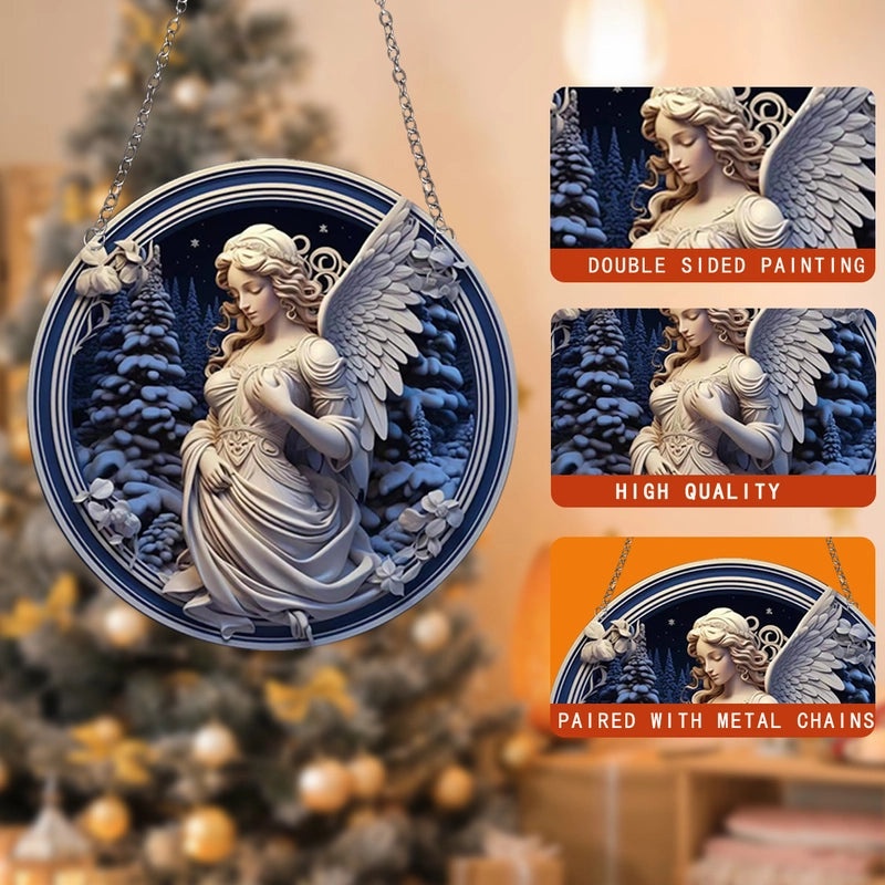 Artistic Angel Acrylic Decorative Figurine for Parties and Festivals|Home Decor & Party Supplies