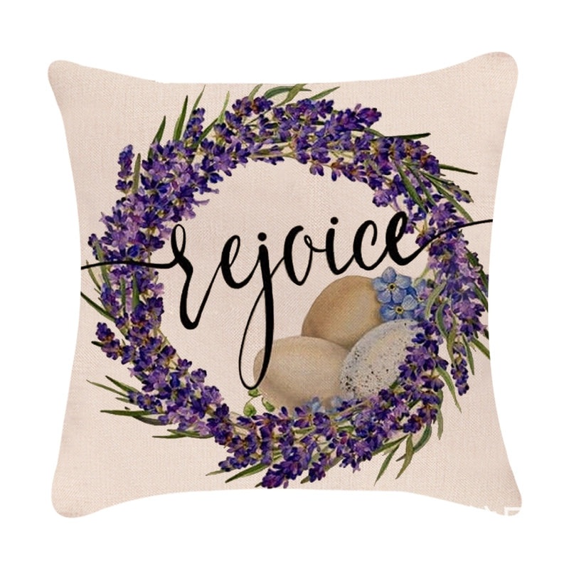 Minimalist Easter Rabbit Linen Pillow Covers for Couch and Sofa Decor | Home Decor Accessories