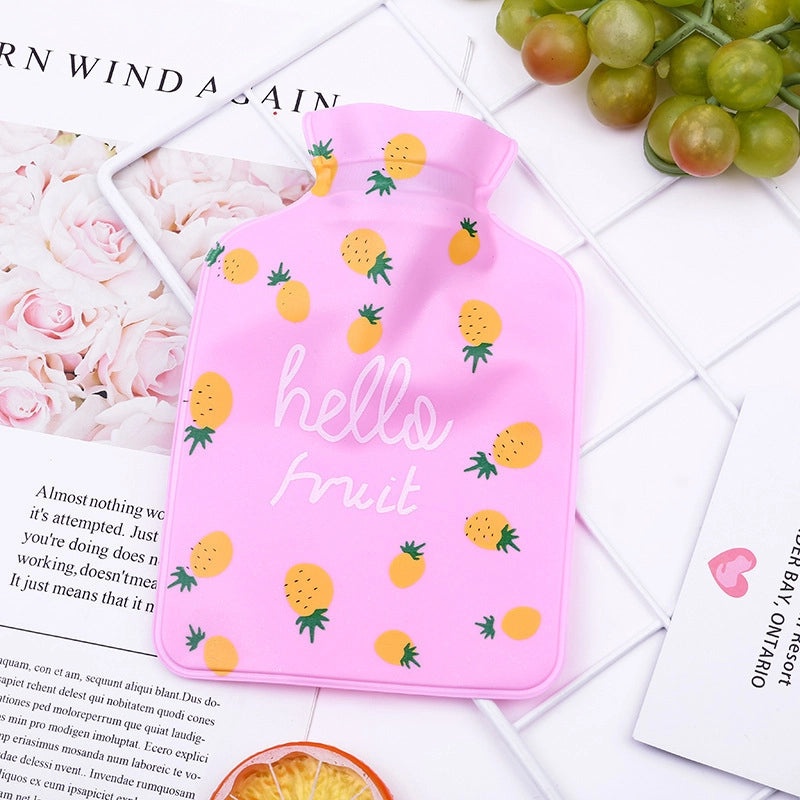 Pearlescent PVC Mini Hot Water Bag Cartoon Style Warm Handbag for Hands and Baby Warmth|Home & Living Accessories