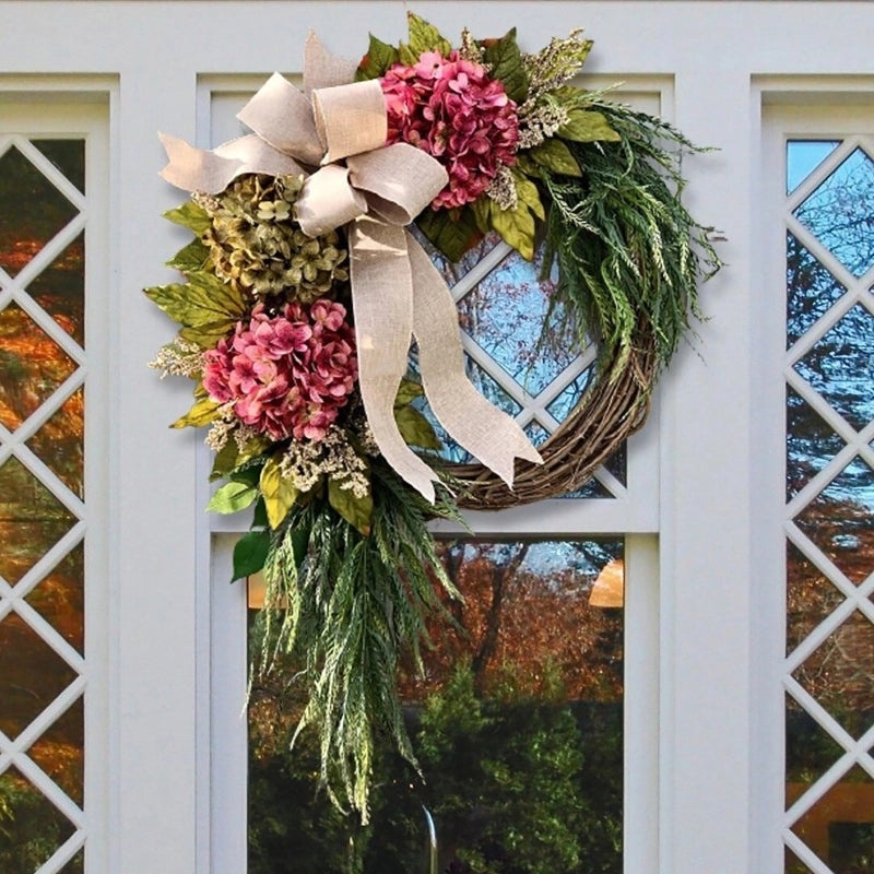 Rustic Farmhouse Artificial Garland for Front Door Decoration|Home Decor