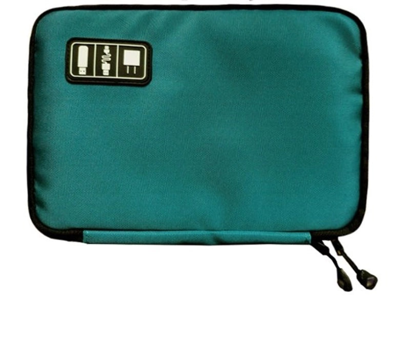 Vintage Solid Color Nylon Digital Organizer Pouch|Digital Storage Bags