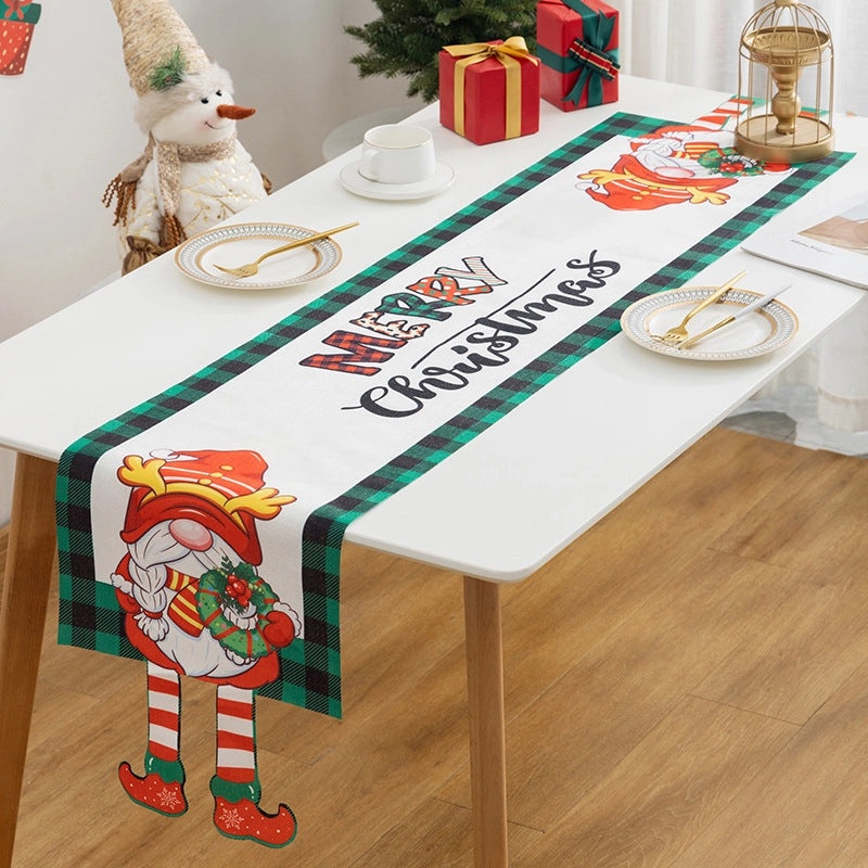 Minimalist Christmas Tree Letter Table Runner for Office Decor|Home Decor/Table Linens