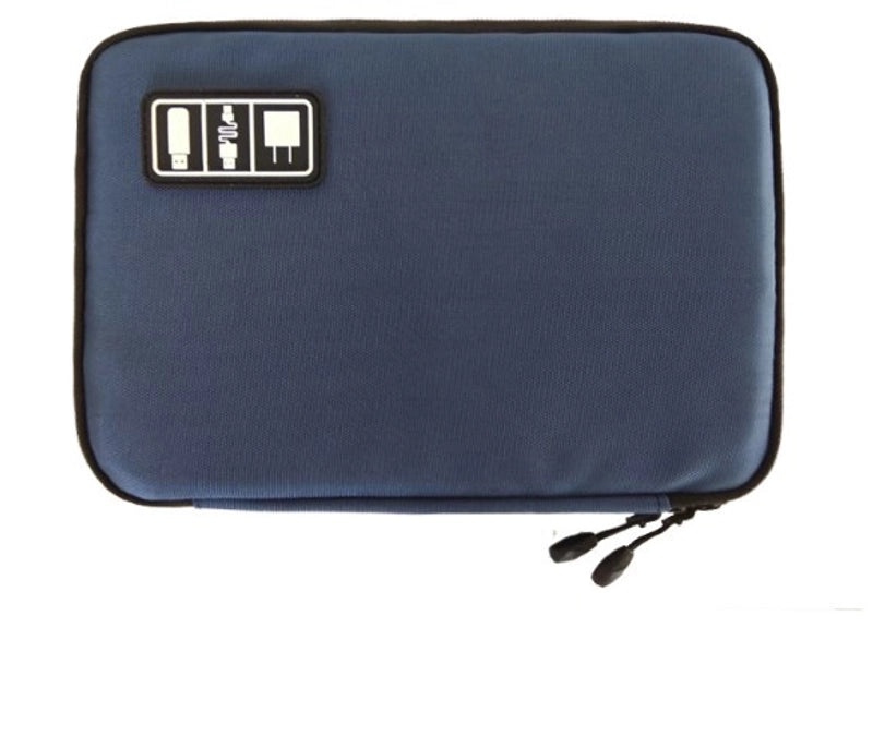 Vintage Solid Color Nylon Digital Organizer Pouch|Digital Storage Bags