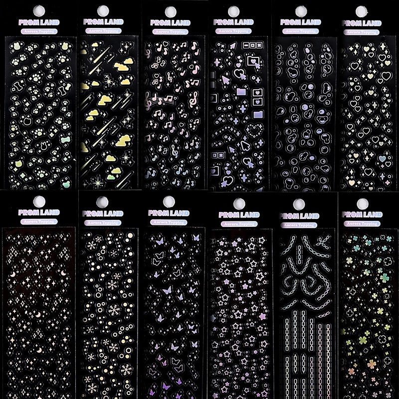 Star Heart Butterfly Cute Daily Pet Stickers Set|Home & Garden Accessories