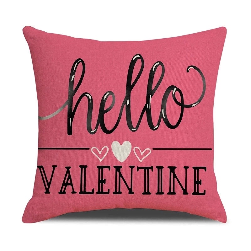 Retro Heart-Shaped Linen Pillow Covers Cute Decorative Cushion Cases|Home Decor Pillows