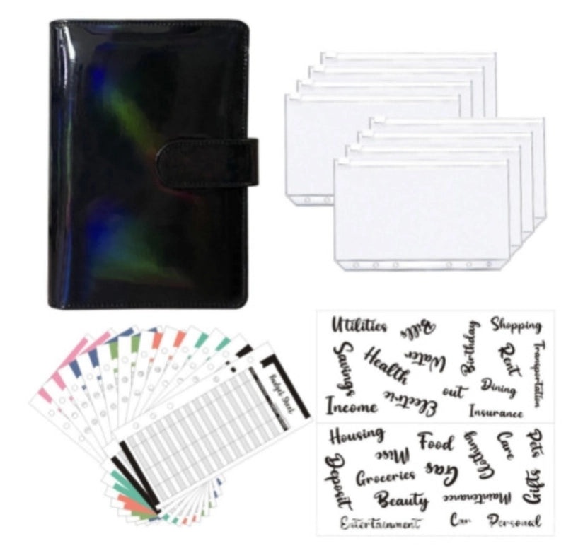 Solid Color PU Leather Spiral Notebook Set for Study Retro Classic Design|Stationery & Notebooks