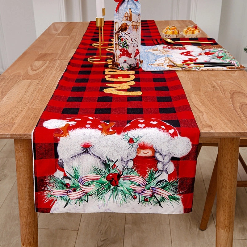 Christmas Doll Party Chair Cover and Tableware Set|Party Supplies