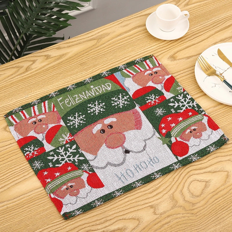 Festive Christmas Tree Placemat for Holiday Parties|Home & Kitchen Tableware