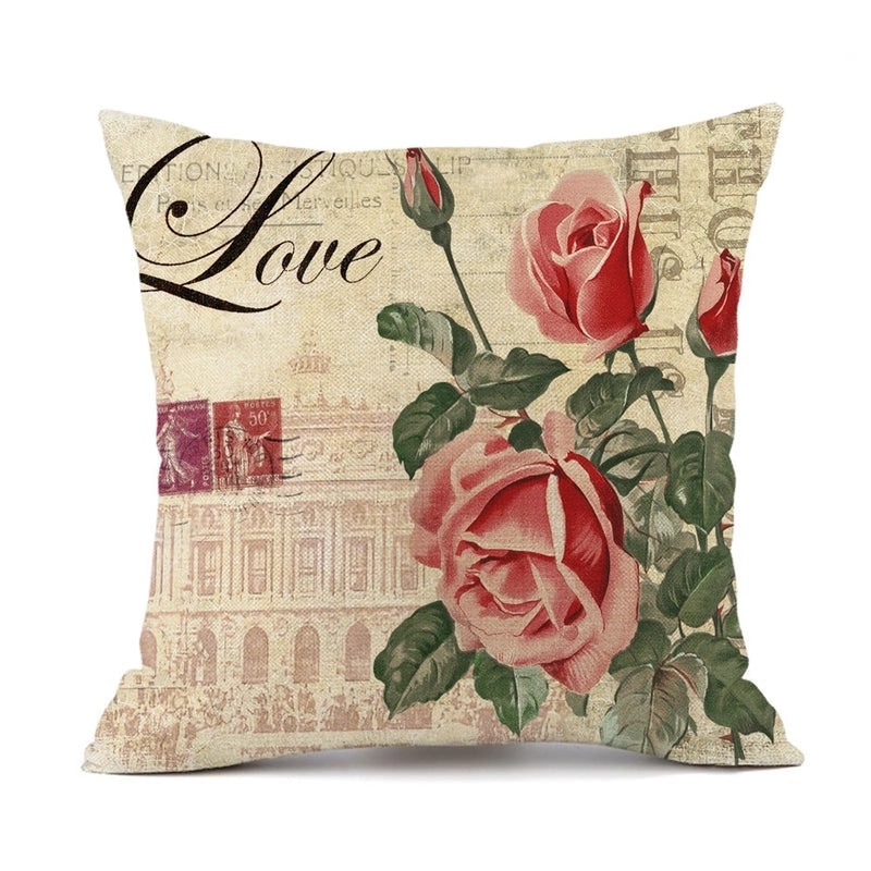 Rustic Sunflower Linen Pillow Covers|Home Decor Pillows