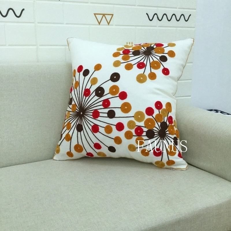 Tropical Floral Cotton Pillow Covers for Vacation Vibes|Home Decor & Bedding