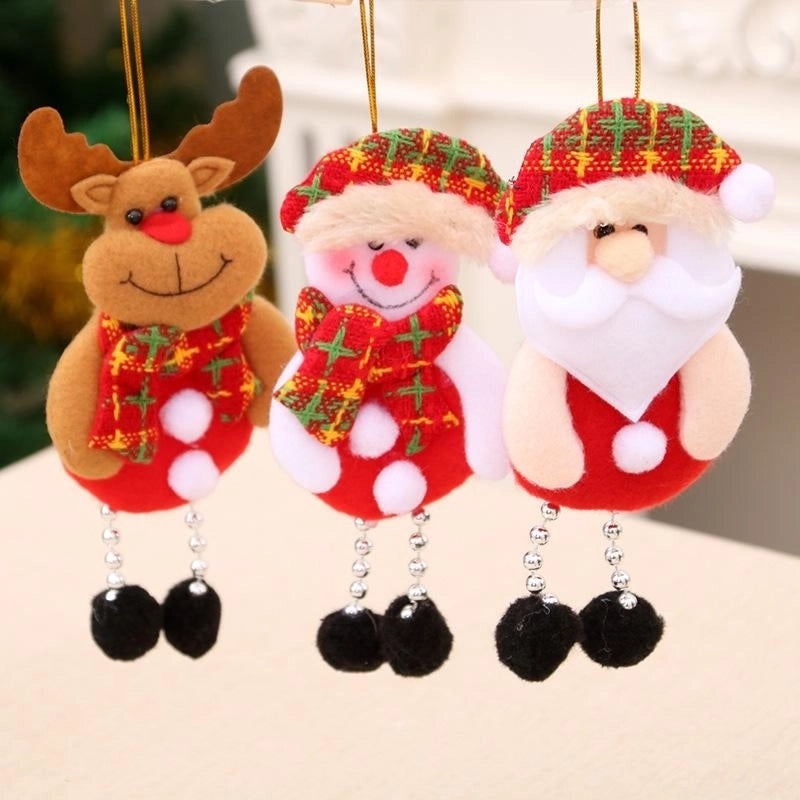 Christmas Santa Hanging Ornaments for Tree | Holiday Decorations & Seasonal Home Accessories