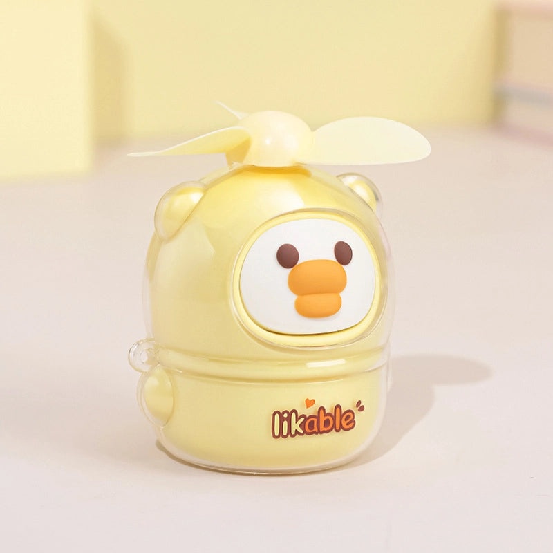 Cute Cartoon Panda Mini USB Rechargeable Portable Fan for Kids | Portable Fans