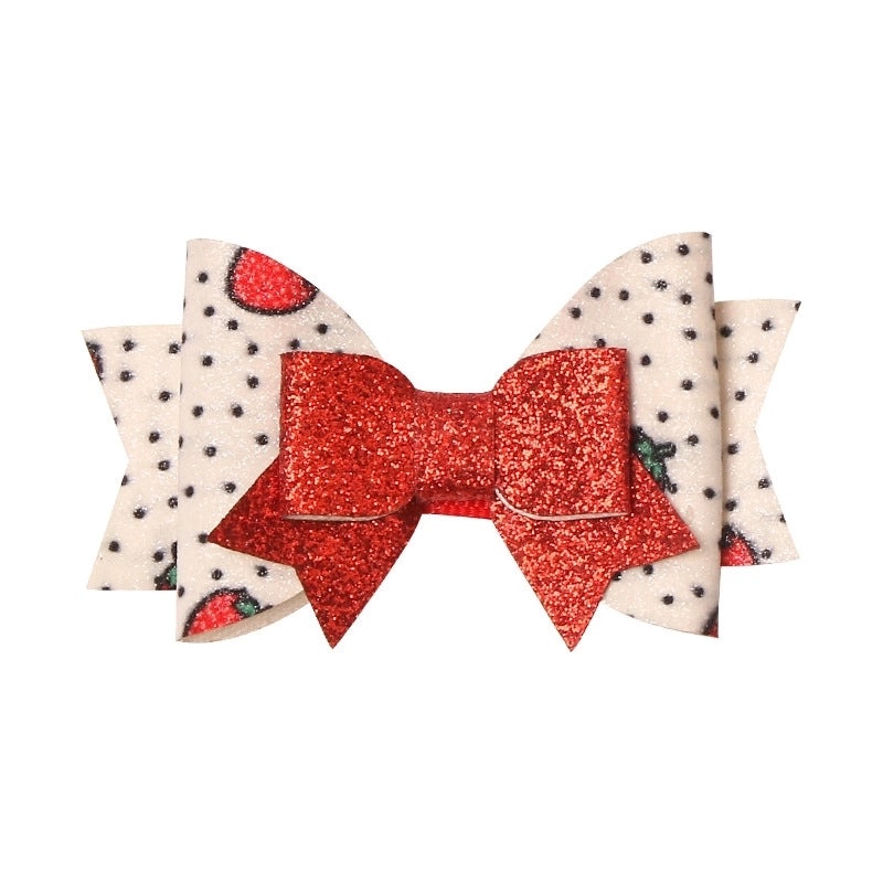 Christmas Cute Bow Knot Hair Clip Party Accessory | Hair Accessories