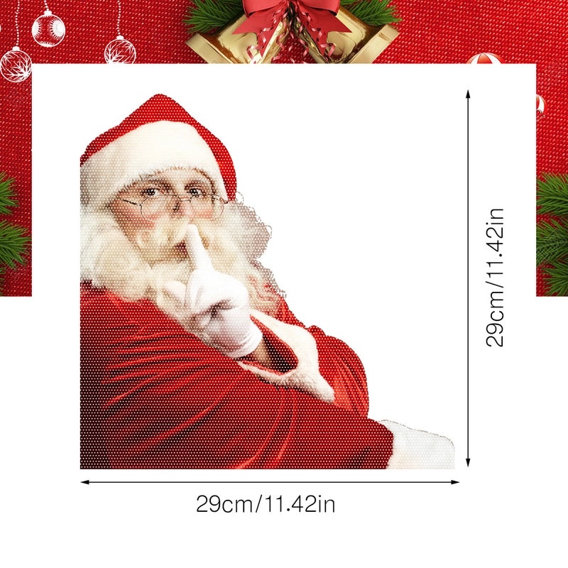Christmas Santa Claus PVC Wall Decal for Home Decor|Holiday Decorations