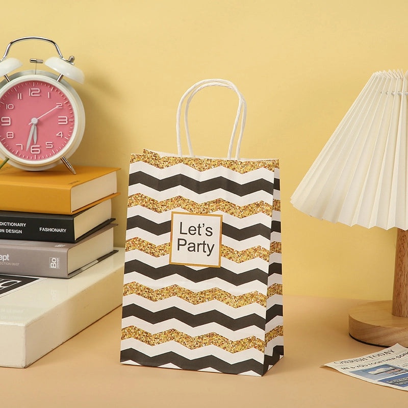 Striped Birthday Party Gift Bags | Party Supplies
