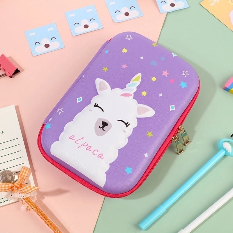 Cute EVA PU Cartoon Pencil Case for School Supplies | School Stationery