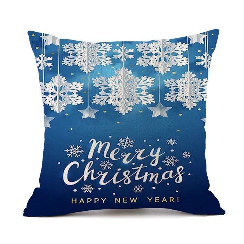 Christmas Snowflake Linen Pillow Covers for Couch Sofa Decor | Home & Living Pillows