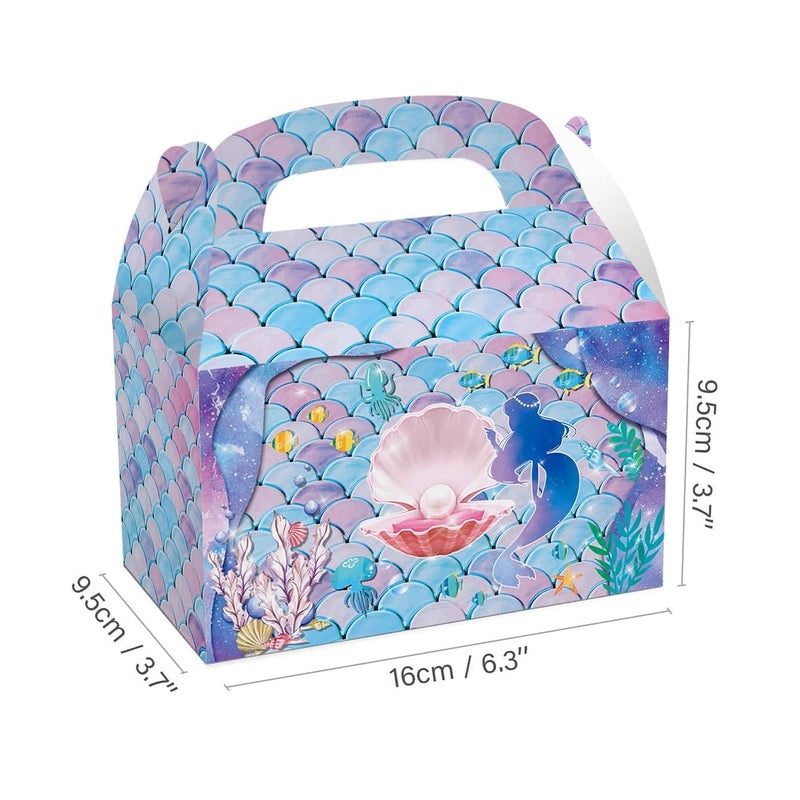 Adorable Mermaid-Themed Paper Gift Bags for Party Wrapping | Party Supplies & Gift Wrapping