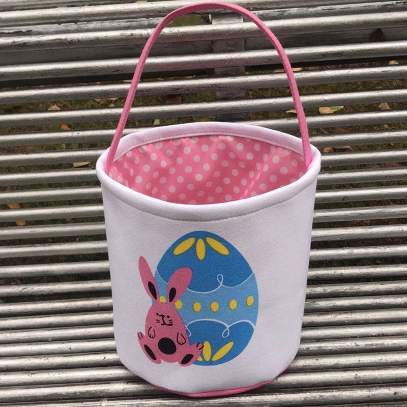 Minimalist Easter Rabbit Cloth Basket for Daily Use | Home Decor & Seasonal Accessories