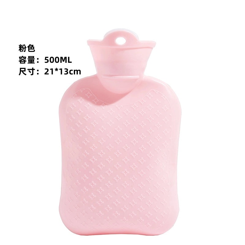 Cartoon PVC Hot Water Bag Thickened Explosion-Proof Hand Warmer Hot Compress Water Injection Hot Water Bag|Home & Living > Heating Appliances