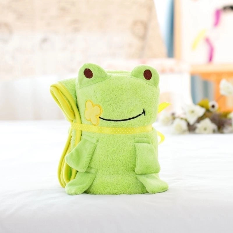 Adorable Cartoon Print Soft Polyester Towels for Kids|Bath Towels & Accessories