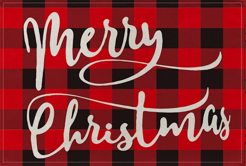 Vintage Cotton Linen Christmas Tree Letter Decoration|Home & Garden > Holiday Decor > Christmas Decorations