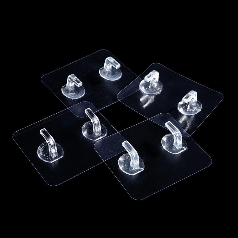 Creative Seamless Horn Wall Hook Punch-Free Bathroom Door Hanger Double Horn Adhesive Sticker|Home & Living - Wall Hooks & Hangers