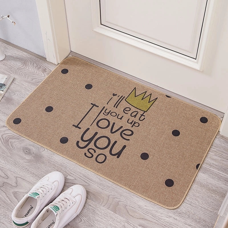 Saber Pattern Non-Slip Rubber Bathroom Mat Absorbent Entrance Floor Mat|Home & Living - Bathroom Accessories