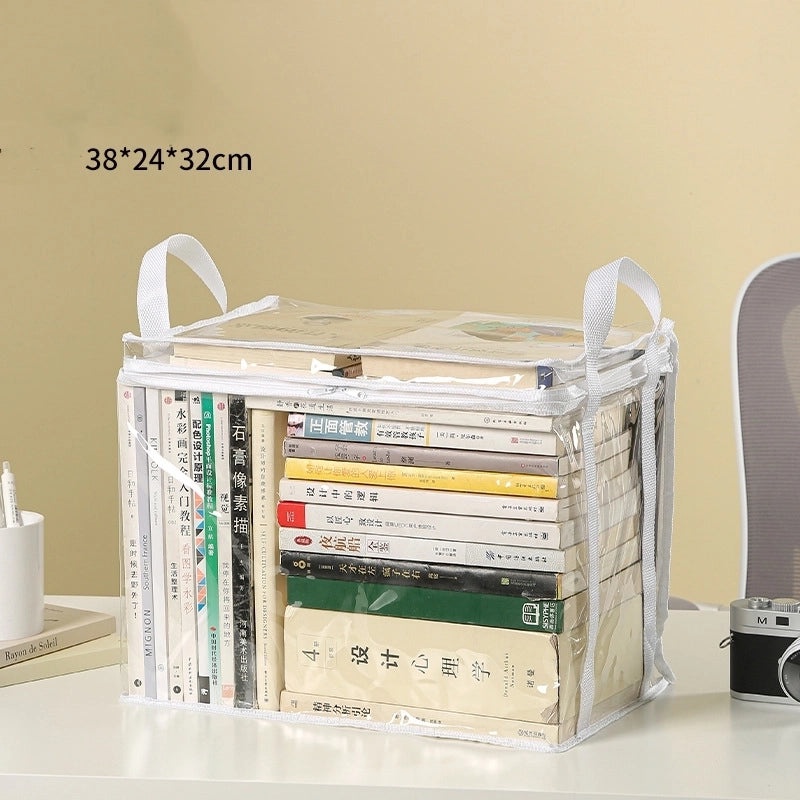 Simple Solid Color PVC Casual Storage Bag|Bags & Storage