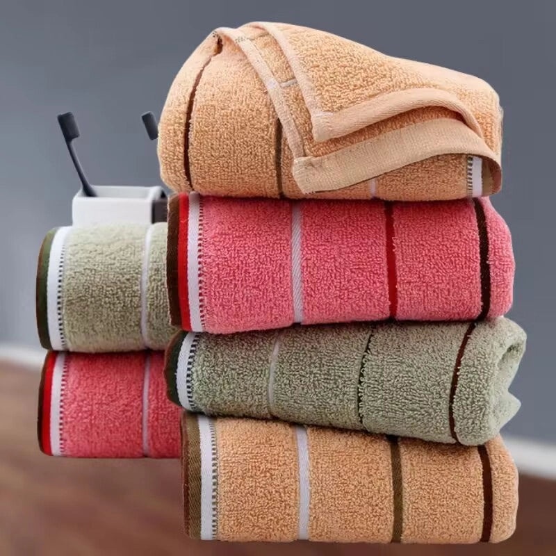Gaoyang Thick Soft Dark Cotton Towel for Adults, Absorbent Household Stall Use | Home & Living Textiles