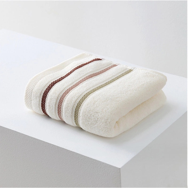 Pure Cotton Thick Absorbent Large Face Towel for Adults | Home & Bath Towels
