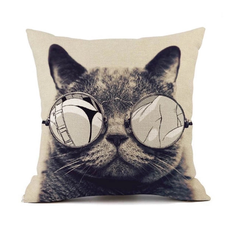 Adorable Cat-Themed Decorative Pillow Covers|Home Decor & Bedding