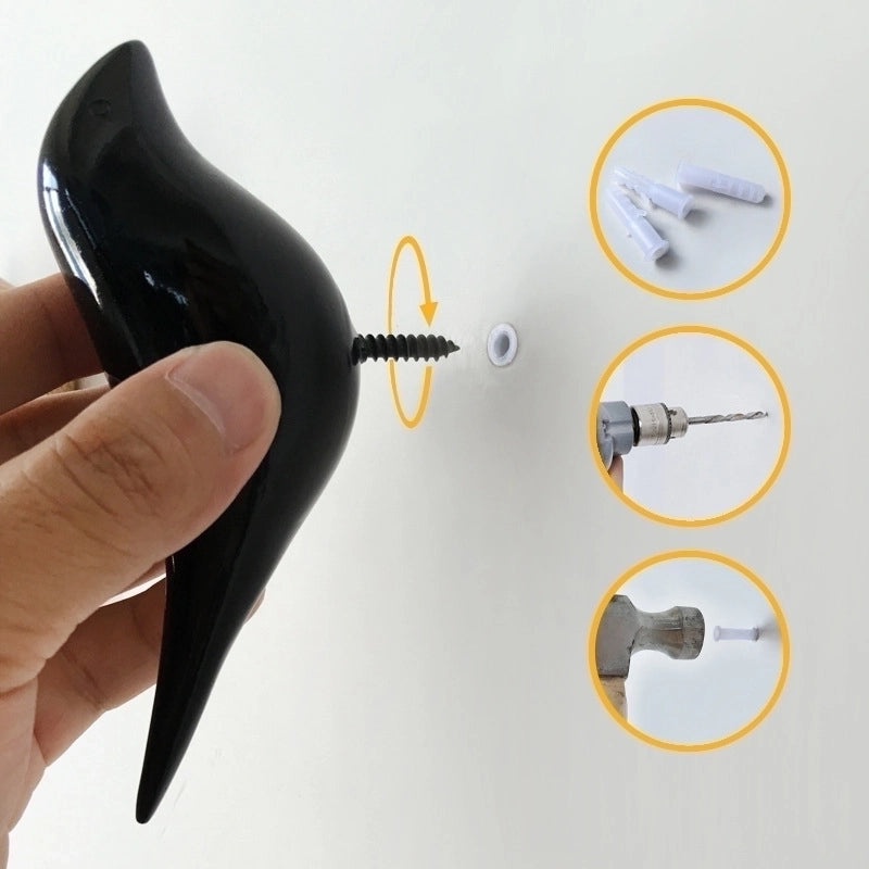 Charming Bird Resin Wall Hooks for Home Decor|Home Decor Accessories