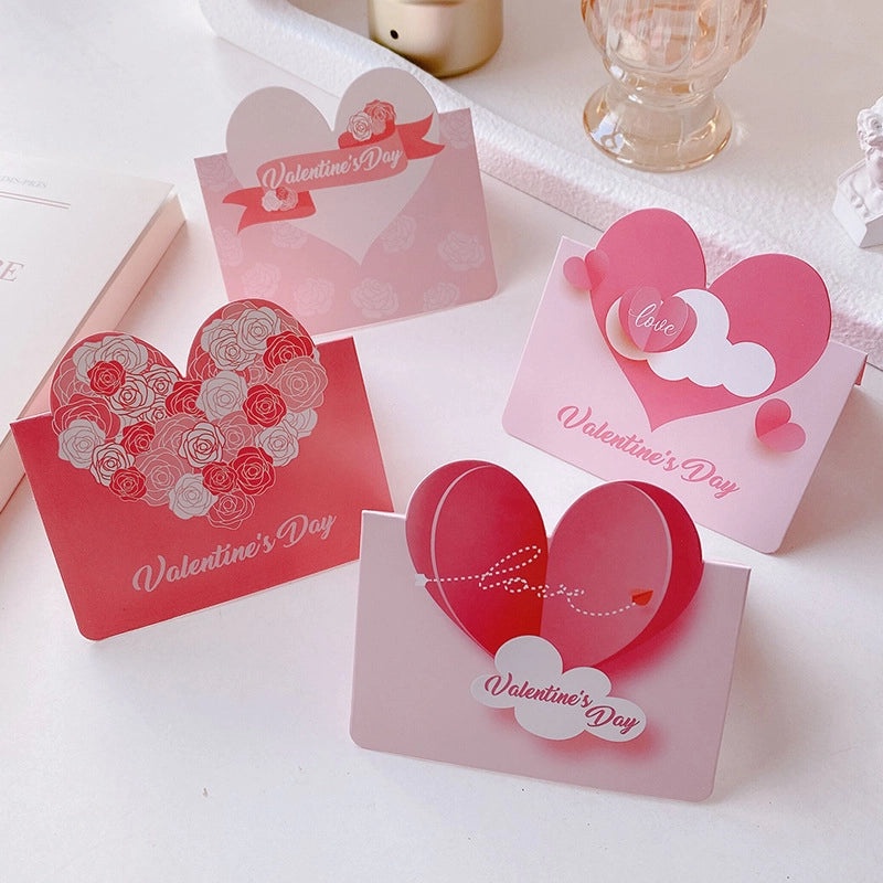 200 Romantic Heart-Shaped Valentine’s Day Greeting Cards and Invitations | Party Supplies