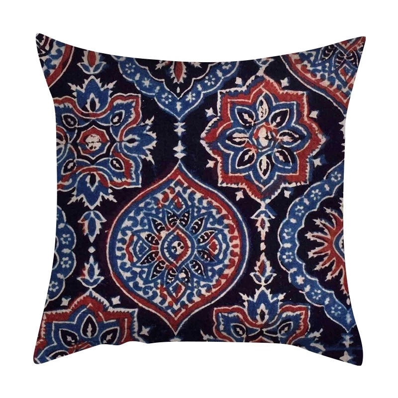 Bohemian Geometric Peach Skin Cushion Covers|Home Decor Pillows