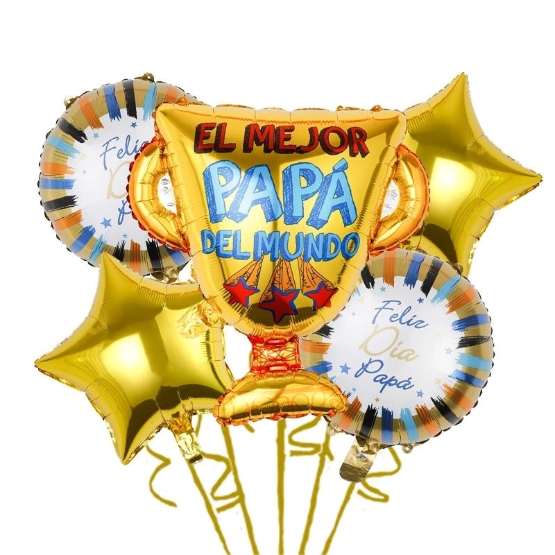 Father's Day Celebration Letter Aluminum Foil Balloons|Party Decorations