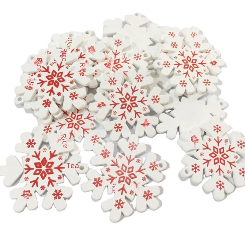 Creative Wooden Christmas Ornaments DIY Home Pendant Crafts Factory Direct | Home Decor & DIY Accessories