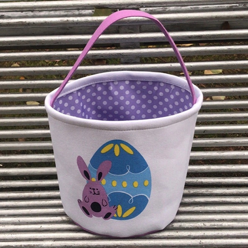 Minimalist Easter Rabbit Cloth Basket for Daily Use | Home Decor & Seasonal Accessories